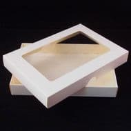 A5 Ivory Greeting Card Boxes With Aperture Lid