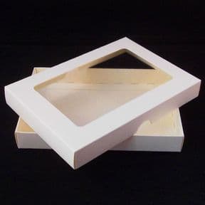 A5 Ivory Greeting Card Boxes With Aperture Lid