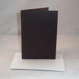 A6 Black Greeting Card Blanks With Envelopes