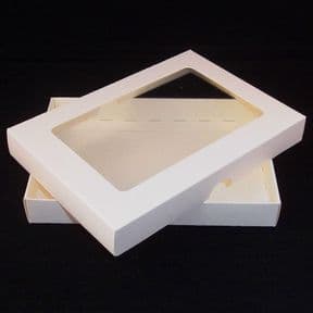 A6 Ivory Greeting Card Boxes With Aperture Lid