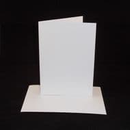 A6 White Greeting Card Blanks With Envelopes