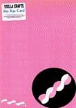 Baby Pink / White Ric Rac Card - SC182