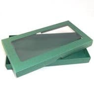 DL Green Greeting Card Boxes With Aperture Lid