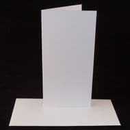 DL White Greeting Card Blanks Only - No Envelopes