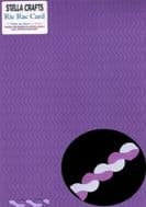Purple / Lilac Ric Rac Card - SC188