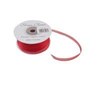 Red 6mm x 45 Meters Organza Ribbon For Favour Boxes & Crafts - Stella Crafts