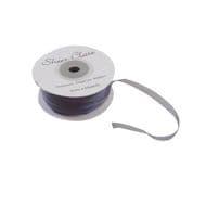 Silver (Matt) 6mm x 45 Meters Organza Ribbon For Favour Boxes & Crafts - Stella Crafts