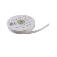 White 10mm x 45 Meters Organza Ribbon For Favour Boxes & Crafts - Stella Crafts