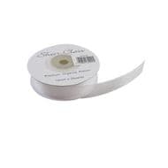 White 15mm x 22 Meters Organza Ribbon For Favour Boxes & Crafts - Stella Crafts