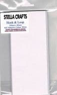 White Hook & Loop Velcro 190mm x 80mm - SC127