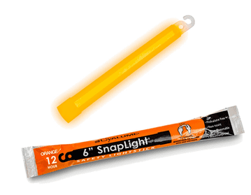 12 Hour 6” SnapLight (15cm) Orange lightstick (Cyalume® Branded)