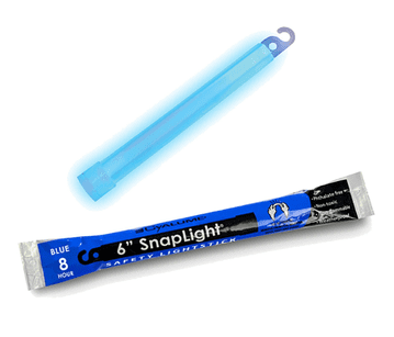 8 Hour 6” SnapLight (15cm) Blue lightstick (Cyalume® Branded)