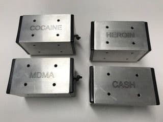 Engraved Aluminium Scent Box With Magnet