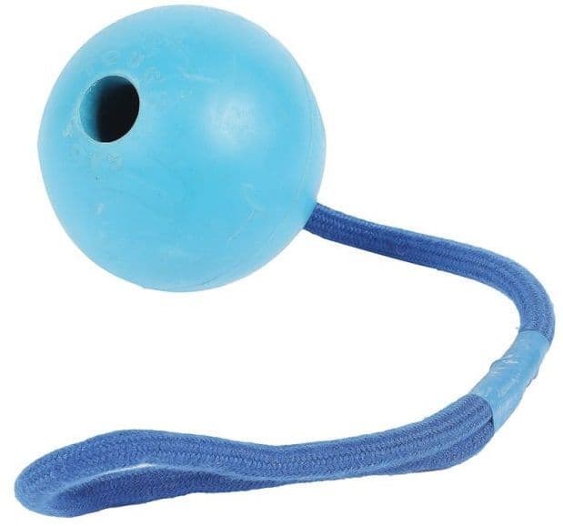 Solid Rubber Ball on Rope